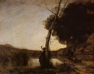  romanticism - The Evening Star plein air Romanticism Jean Baptiste Camille Corot